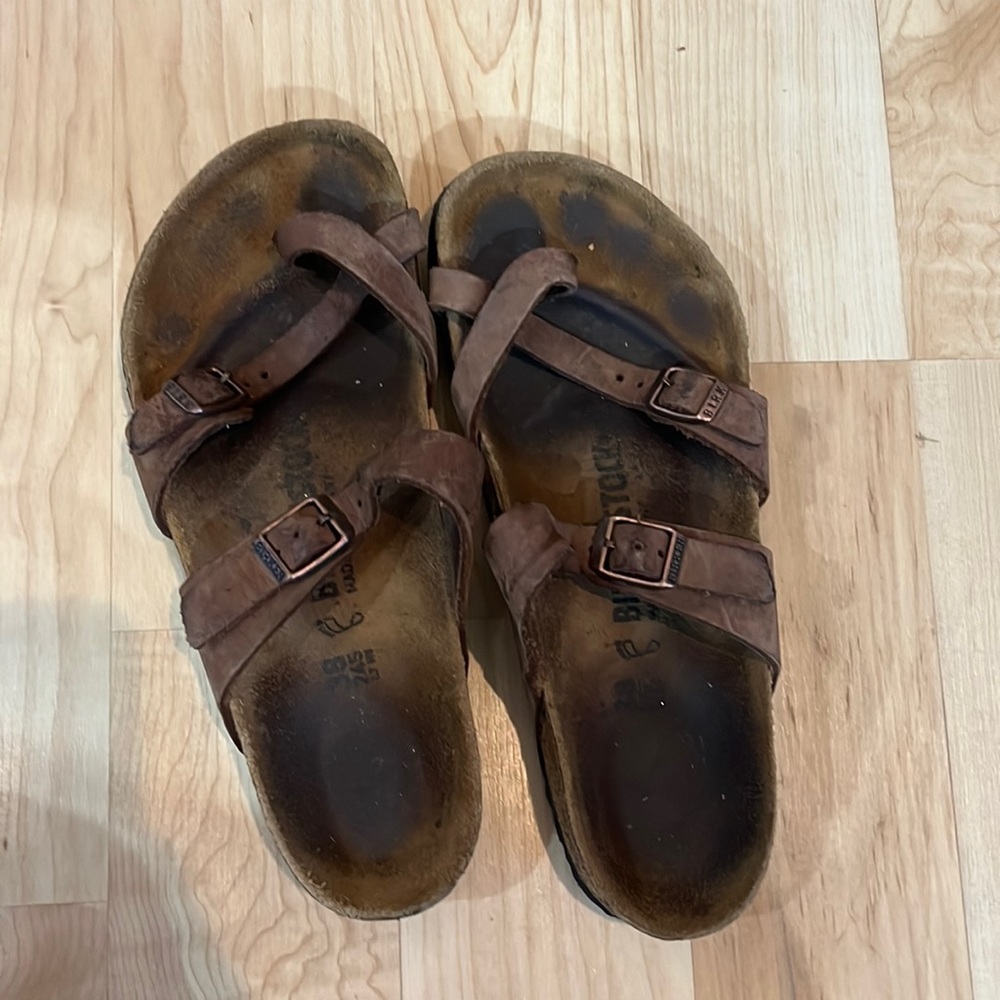Birkenstock, size 38, Mayari sandal, mocha